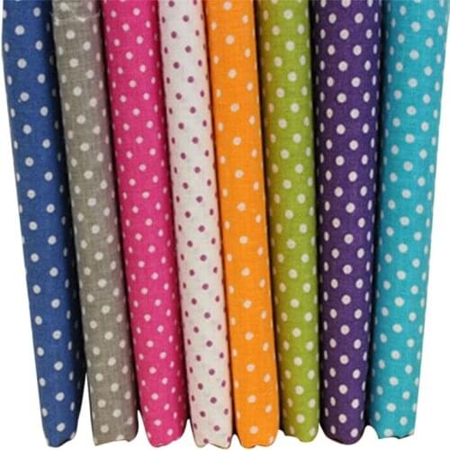 25X25CM Cotton Fabric Printed Cloth 8PCS/Lot Sewing Quilting Fabrics for Patchwork Needlework DIY Handmade Accessories