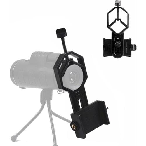 Universal Smartphone Adapter Mount Monocular Mobile Phone Holder Bracket Clip for Telescope Support Photo Accessories