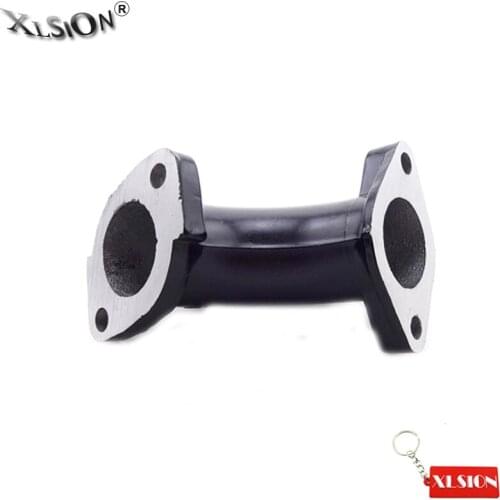 XLSION Aftermarket 26mm Inlet Manifold Intake Pipe For 110cc 125cc 140cc Lifan YX Pit Dirt Bike ATV Motorcycles