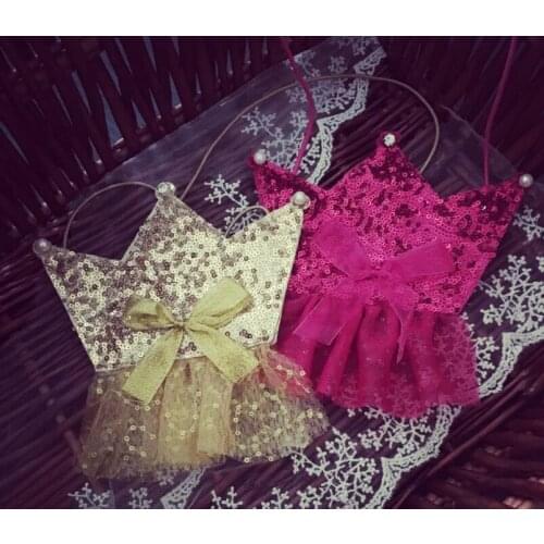 Handbag Sequins Crown bag Shoulder Bags coin purse girls cross boby bag Wallet