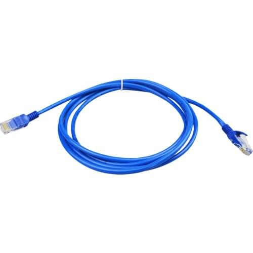 1m Up to 5m LONG ETHERNET CABLE CAT5e RJ45 Network/LAN/Internet Blue Lead