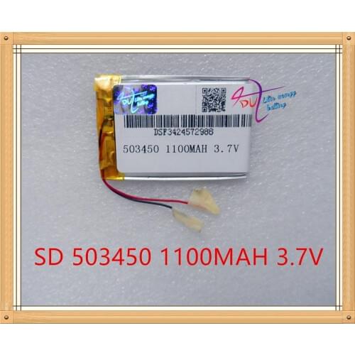 Tablet battery Liter energy battery 3.7V polymer lithium battery 503450 MP3 MP4 1100MAH vehicle recorder