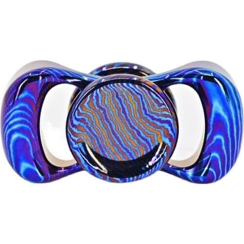 Fidget Toys Decompression Artifact Edc For Adults Antistress Toy, Fidget Spinner, High-speed Spinning Toys Damascus Steel