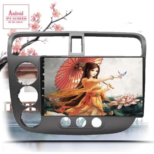 Android10.0 NO DVD 2 Din Car Radio Multimedia Video Player Navigation GPS For Honda Civic 7 2000 - 2006 Octa-Core 4G Head Unit