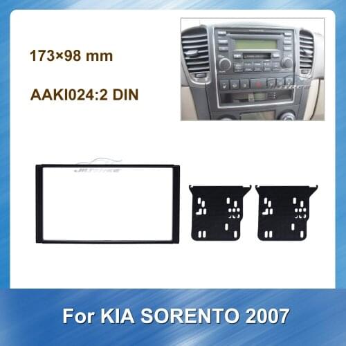 Car Radio Audio Big Screen Fascia Frame Adapter for KIA SORENTO 2007 Dash Mount Car Refitting DVD frame Autostereo Trim Kit