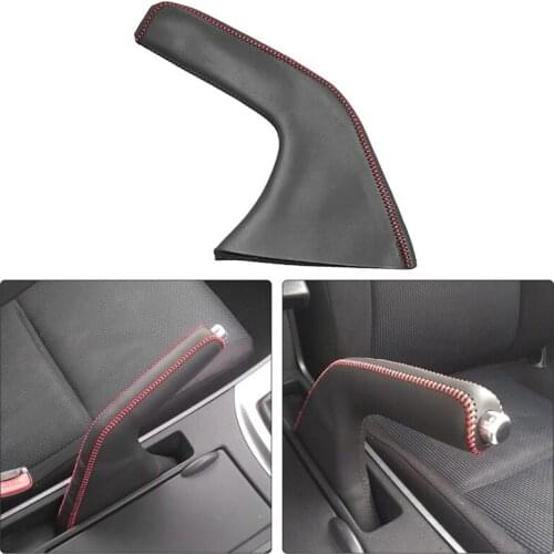 Car Handbrake Covers Case for Mazda 3 2011 Auto Leather Handbrake Grips Cover