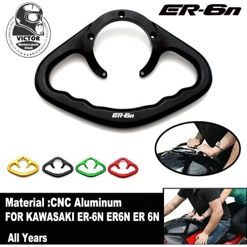 For KAWASAKI ER6N NINJA250 300 NINJA650 ZX-6R ZX-10R CNC Motorcycle Passenger Handles The Fuel Tank Grab Bar Handle Armres