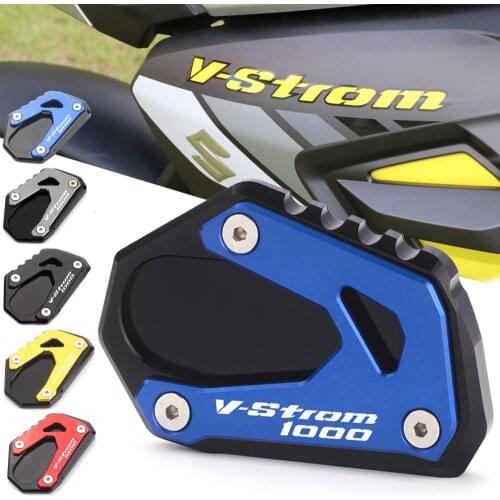 For SUZUKI V-STROM 1000 VSTROM 1000/XT DL1000 DL 1000 2014-2021 Motorcycle Kickstand Foot Side Stand Extension Pad Support Plate