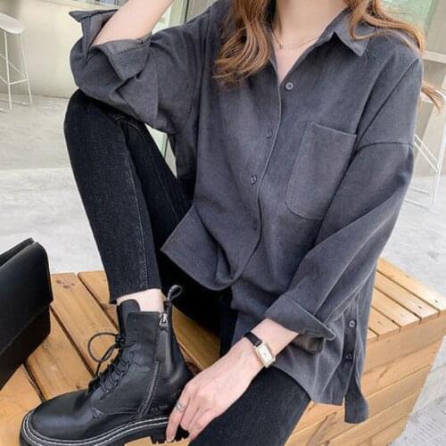 DURIKIES Gray Blouses