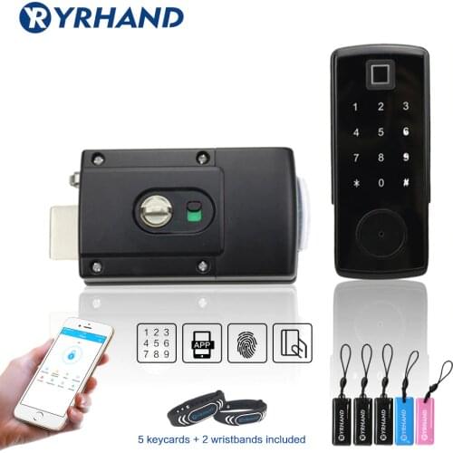 TTlock app Electronic Door Lock, Digital Door Lock Smart, Bluetooth APP Keyless Keypad Code Password Door Lock