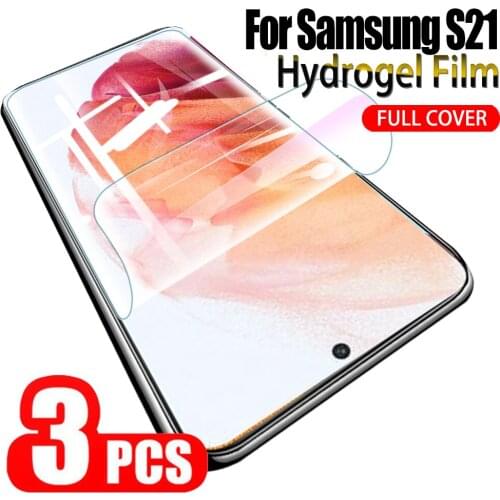 3PCS For Samsung Galaxy S21 Plus Hydrogel Film Screen Protector Hydrogel Protective Film For samsung s21 ultra s30 screen film