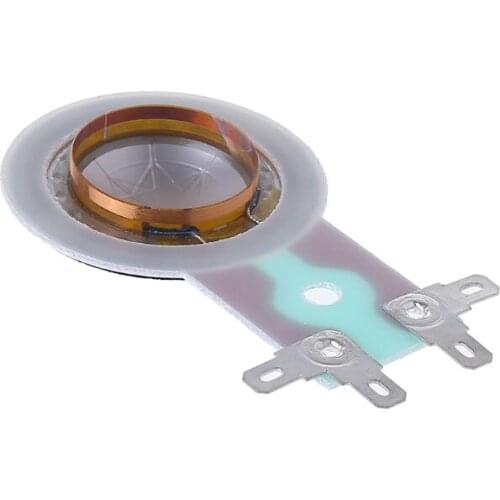 H7JA 25.4MM Tweeters Voice Coil Round Speaker Treble Coil Horn Titanium Film Copper Clad Alumium Diaphragm Repair