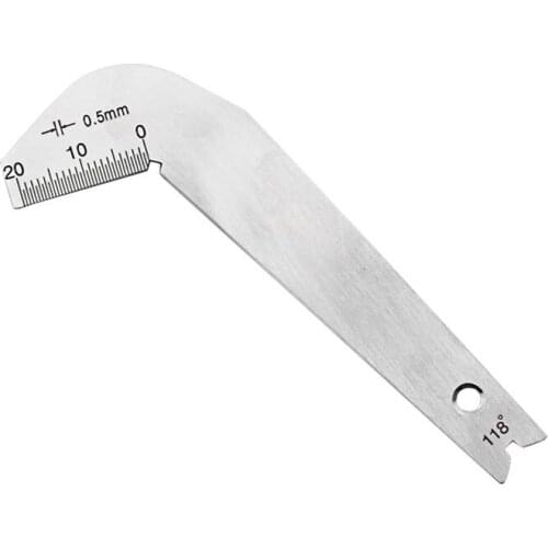 HLZS-High quality Bit Pattern Drill Template drill bit gauge weld inspect gauge tool Drill Bit Patter Gauge Template