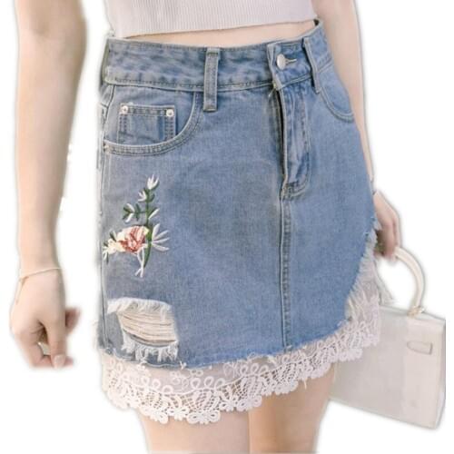 Jsfly Denim Skirts For Women