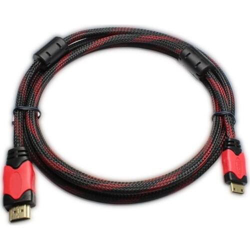 Mini hdmi turn HDMI HD cable Camera TV p85 flat-panel TV 1.4 Mini turn