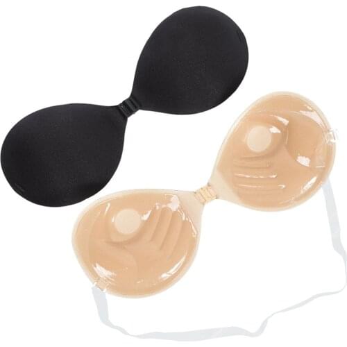 Chest Paste Breast Shields Adhesive Womens Silicone Breast Stickers Nipple Cover Invisible Push Lift Up Strapless Backless Bra