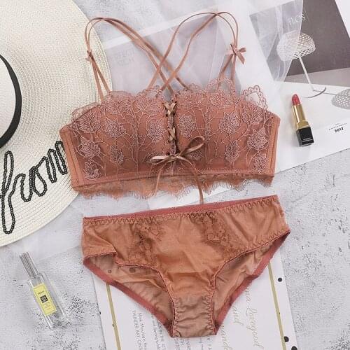 Underwear Women Lingerie Sexy Bra Girl Bralette Push Up Lenceria Femme Mujer Sujetador And Panty Feminina Lace Ropa Interior