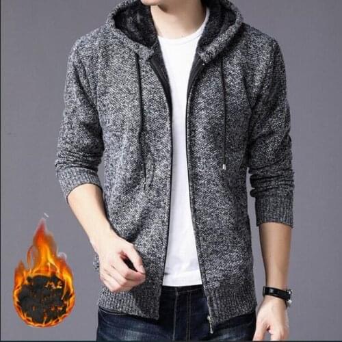 2019 NEW Velvet Knitted Cardigan Female Short Sweater Jacket Women the man Long Sleeve Jumper Sweaters Warm Cardigan the manTops