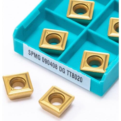 New high quality SPMG090408 TT8020 TT9030 CNC Carbide Indexable U-Shaped Drill Bit Insert SPMG 090408