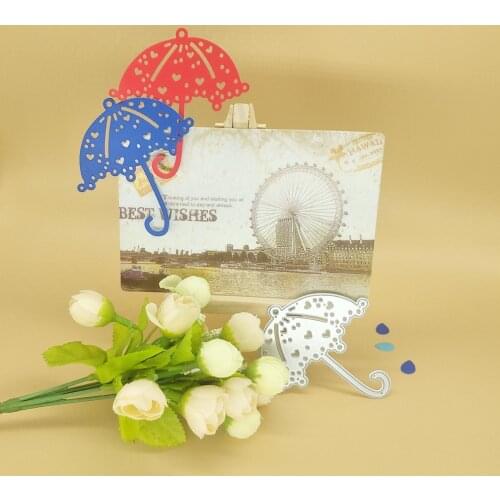 New umbrella metal stamping die template DIY scrapbook decorative embossed DIY paper card