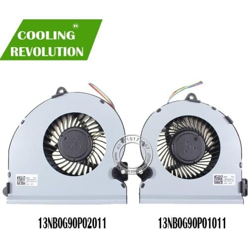 NEW COOLING FAN FOR ASUS GL701 FCN DFS682212M00T FK5B DFS593512MN0T FK5C 13N1-32P0101 13N1-32P0201 COOLER FAN RADIATOR