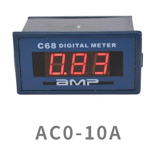 Single-Phase AC Ammeter Head Digital Display Ac220v4a Small Range Digital Current Detection Module Compatible with 85l17