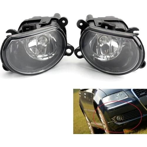 Pair Of Left & Right Front Bumper Lower Halogen Fog Lamp Assembly 4E0941699A 4E0941700A For Audi A8 D3 2004 2005 2006 2007