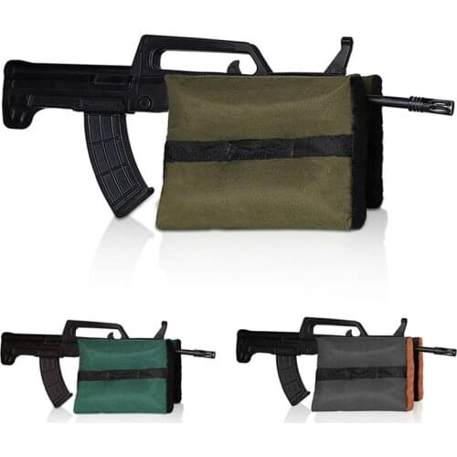 Outdoor Hunting Shooting Gun Accessories Shooting Stand Bag Sniper Gun Rest Target Rifle Bench Front&Rear Bag Support Sandbag