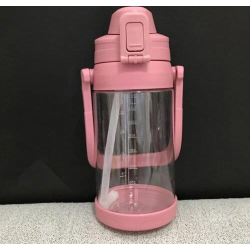1450ml Portable Large Capacity Water Bottle Summer Outdoor Sportable Sports Bottle With Straw For Men Women Space Cup