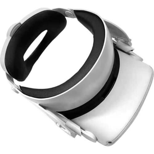 R2LB Upgrade Pressure-relieving Head Strap Foam Pad VR Helmet Headset Cushion Headband Fixing for oculus Quest 2