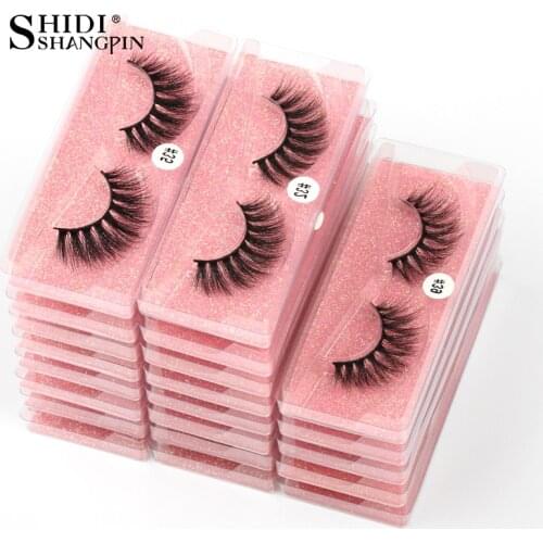 Eyelashes Wholesale 6D Mink Lashes Natural False Eyelashes Long Set faux cils Makeup Wholesale Lashes Bulk Lash Vendors