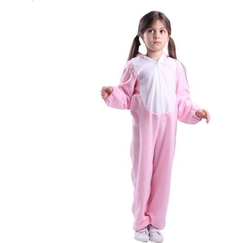 Rose animal big ear kigurumi rabbit pajamas children onesies siamese girls fox cosplay halloween costumes