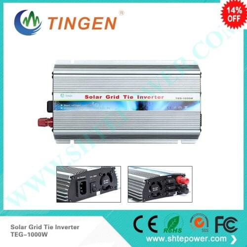 1000w Grid Tie inverter 1000watts DC 36V input 24-45V to AC output 110V 220V Solar power system invertor