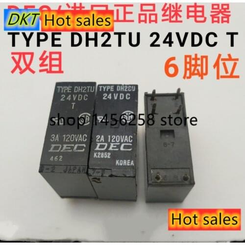 TYP DH2TU 24VDC 24V Relais TYPEDH2TU 3A 6-pin DH2TU-24VDC TYPEDH2TU-24VDC