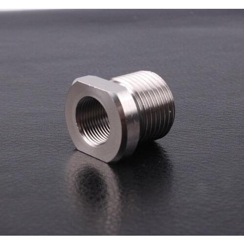Universal Auto Car 1/2-28 to 3/4-16 Stainless Steel Threaded Oil Filter Adapter Connector Car Accessories