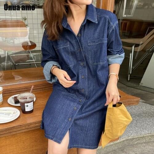 Модные джинсовые платья Unua amo China At AliExpress