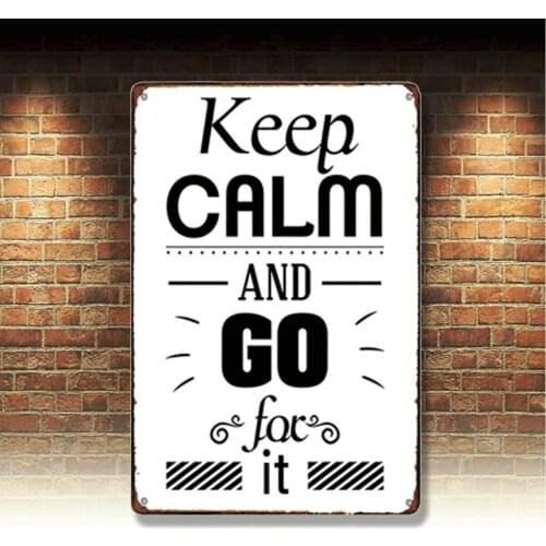 Vintage Metal Tin Signs Love Letters Retro Plate Pub Bar Art Decor Wall Poster