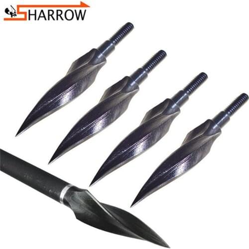 5/10pcs Archery 150gr Traditional Arrowhead Black/silver Insert Rotating Blade Broadheads 8#32 Thread For Bow Hunting Shooting