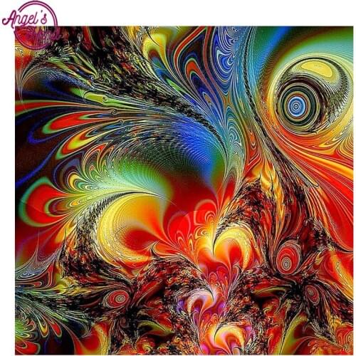 5D DIY Diamond embroidery Colored Phoenix diamond painting Cross Stitch full square Rhinestone mosaic decoration gift zx