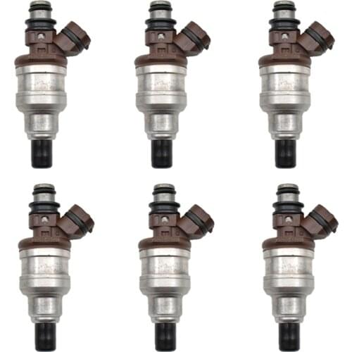 6pc/lot 23250-65020 2325065020 Fuel Injector for Toyota 4Runner Hilux Pickup 89-95 SR5 T100 3VZE 93-94 3.0L 2959CC