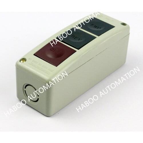 1pcs shipping free PB-3 FWD REV OFF momentary push button switch 3A 250V MAX600V power electrical switch