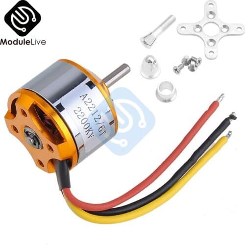 A2212 2200KV 6T Brushless Outrunner Motor DC Motor For RC Aircraft Plane Quadcopter Helicopter Multi-copter 2200 KV