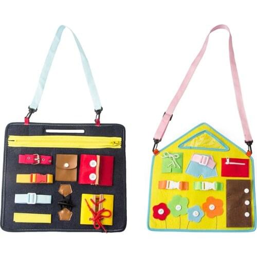 Hot Baby Learn To Dress Snap Zip Tie Shoe Laces And Buckle Learning Toys Education Basic Infant Toddler Life Skills Teaching Toy