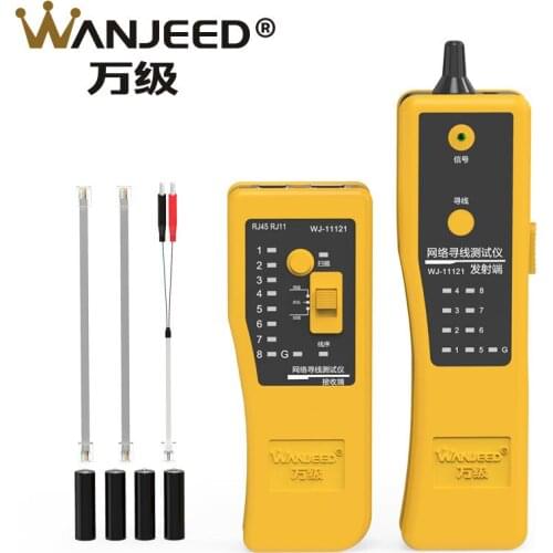 RJ45 RJ11 Tracker Network Cable Tester Detector Line Finder CAT5E CAT6 Patch Cable Telephone Wire Tracker