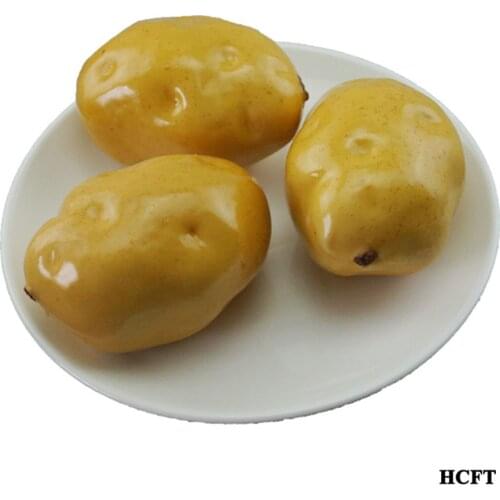 Faux Fake potato model Kitchen cabinet dining room hall hotel restaurant store shop decor Artificial Simulation Vegetables