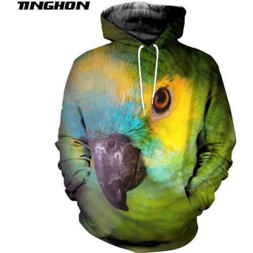 XS-7XL Parrot T Shirt Men Flower Tshirt Hip Hop Tee bird 3d Print T-shirt Cool Men women Clothing Casual Tops sweatshirt shirt