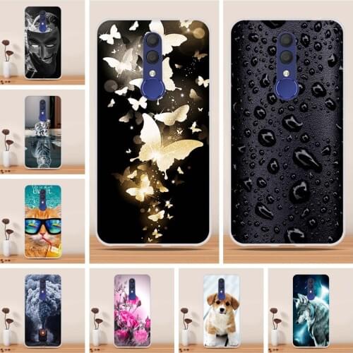 Soft TPU Case For Alcatel 1x 2019 Case Silicone Cover For Alcatel 1x 2019 Cover Phone Coque Back Capa Fundas Bumper Protector