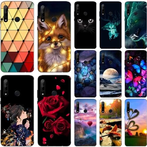 Cartoon Flower Print Soft TPU Phone Case Cover For Oukitel C17 C16 C15 C13 Pro C 17 16 15 13 Fundas Phone Case Cover