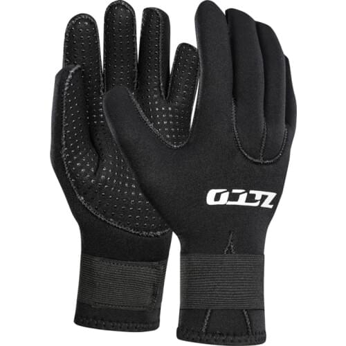 3mm Neoprene Diving Gloves Spearfishing Underwater Fishing Anti-slip Glove Adjustable Swimming Keep Warm Gloves Diving Accessory