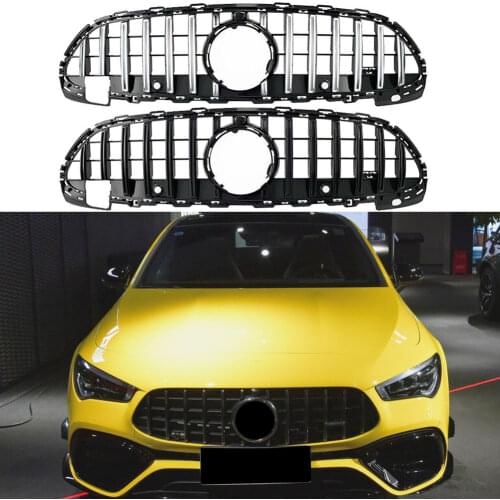 Car Front Racing Facelift Grill Upper Bumper Grilles Fit For Mercedes-Benz W206 C-Class 2021